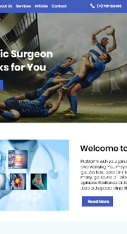 More Orthopaedic Website Templates